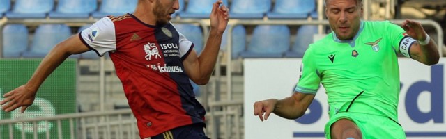 Klavan ja Cagliari pidid hooaja esimeses kodumängus Lazio kindlat paremust tunnistama
