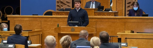 Riigikogu arutas Järvamaa meeste eestvedamisel olulise tähtsusega riikliku küsimusena reisilaeva Estonia hukku