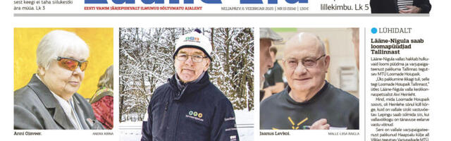 Lääne Elu paberleht neljapäeval, 6. veebruaril