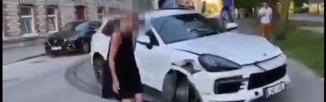 VIDEO | Tallinnas autosid ramminud naise selgitus: „Keegi kirjutas, ma jäin telefoni vaatama!“