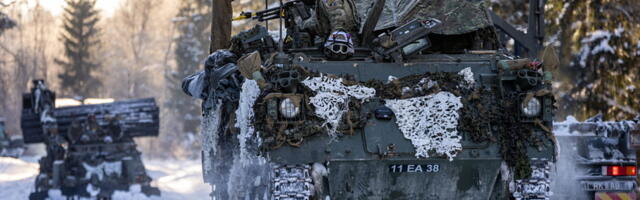 Kaitseväelased harjutavad keskpolügoonil koos liitlastega talvist sõjapidamist