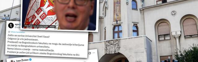 AKTIVIRALA SE BLOKADERSKA MAŠINERIJA: Počela kampanja napada na Univerzitet "Sveti Sava", SPC se oglasila saopštenjem