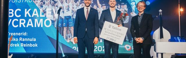 Tallinn tunnustas spordiaasta pidulikul lõpetamisel aasta parimaid sportlasi