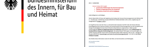 Koroonaleke Saksamaal, (“globaalne valehäire“!) 2. osa: Riik võib olla tekitatud kahju eest vastutav