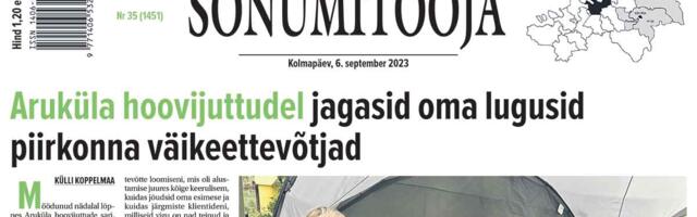 Sõnumitoojas 6. septembril