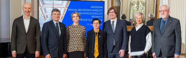 Maaja Vadi ja Priit Vahter pälvisid Mihhail Bronšteini nimelise majanduspreemia