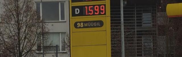 FOTO | Sõja mõju jõudis Eesti tanklatesse_ kütuse hind pööras tõusule