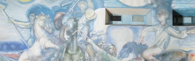 Peris avati pop-up näitus Kasemaa seinamaali fragmentidest