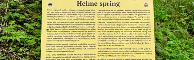 Helme vaatamisväärsuste sildid said värskenduse