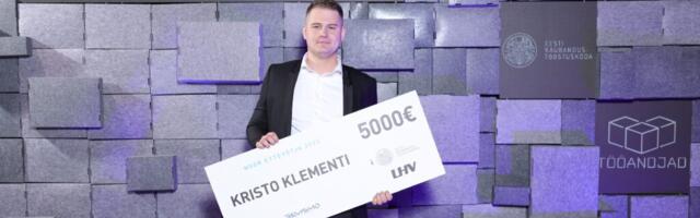 Aasta nooreks ettevõtjaks kuulutati Kristo Klementi