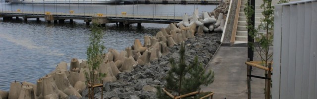 FOTOD: Tallinna kruiisisadama promenaad valmistub muusikalise suurlavastuse „Ookean“ esietenduseks