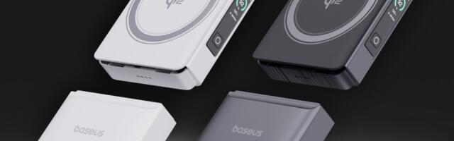 This AC adapter splits in two, giving you a wireless power bank for the road