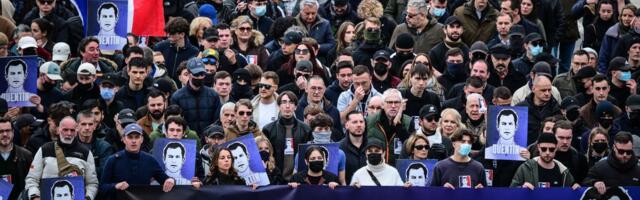 Lyonis avaldasid tuhanded protesti vasakäärmuslaste vägivalla vastu