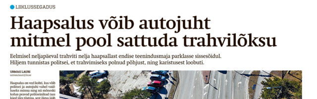 Lääne Elu paberleht neljapäeval, 7. märtsil