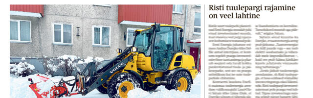 Lääne Elu paberleht neljapäeval, 8. jaanuaril