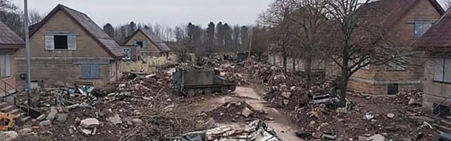 Britid valmistuvad sõjaks Venemaaga väljaõppealal, mis meenutab puruks pommitatud Ida-Euroopa linna