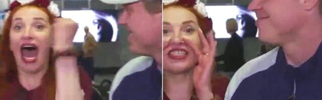 VIDEO | Hullunud Läti fänn katkestas intervjuu Soome jäähokikoondise staariga