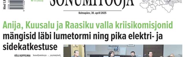Sõnumitoojas 30. aprillil