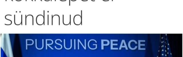 Lauri Jürgenson-Nüüd, kus on teada, et Trumpile meeldib Putin ja Putinile Trump…