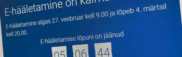 Probleemid e-valimistega - värske valijate nimekirja uuendus hilines