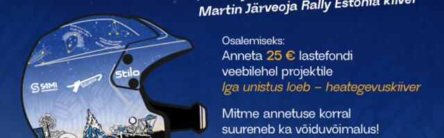 MARTIN JÄRVEOJA RALLY ESTONIA KIIVER AITAB TÄITA RASKELT HAIGETE LASTE UNISTUSI