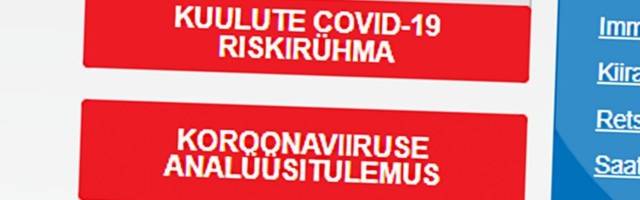 Vaata järele: sadadele tuhandetele inimestele on nüüd Digiloos näha, kas nad kuuluvad koroona riskirühma