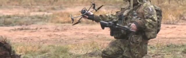 Kuperjanovi jalaväepataljoni ajateenijad harjutasid droonisõda