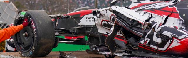 Carlos Sainz Oliver Bearmani karmist avariist_ esimene suur kokkupõrge oli ainult aja küsimus