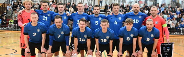 Eesti saalijalgpallikoondis pääses alagrupis edasi 13. katsel