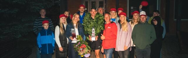 Väärikas vastuvõtt Tõrva rallikrossisõitjale!