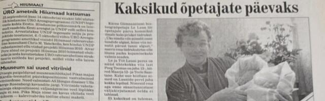 HIIU LEHT 25 AASTAT TAGASI | Purjus mees tungis koolidiskole