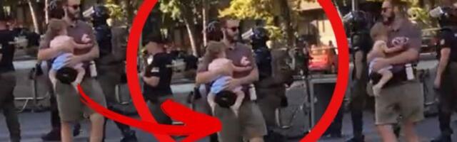 BLOKADER-FOTELJAŠ KORISTI BEBU KAO ŽIVI ŠTIT! Ugrozio dete da bi maltretirao građane: Hoće li nadležna služba reagovati? (VIDEO)