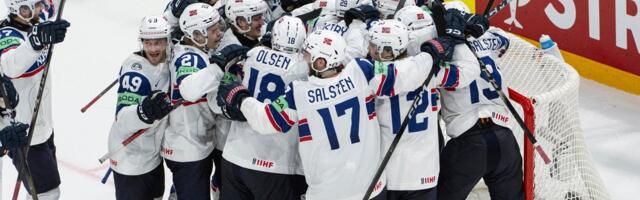 Norra jäähokikoondis üllatas MM-il ka Tšehhit, USA lootus jäi ellu