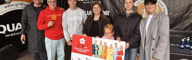 Star FM kogus Grillfestil rekordilised 8018 eurot Pärnu Laste ja Noorte Tugikeskusele