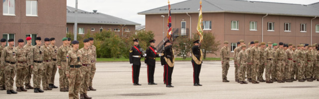 UK’s Royal Tank Regiment takes over lead role of NATO battlegroup Estonia