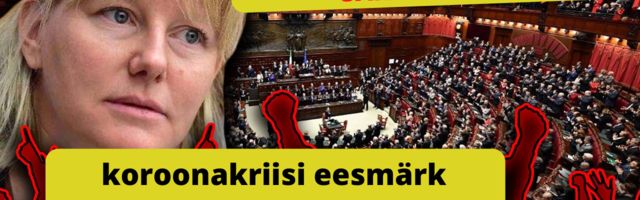 Itaalia parlamendisaadik Sara Cunial: koroonakriisi eesmärk on saavutada täielik kontroll inimkonna üle