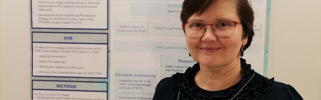 TÜ patsiendiohutuse teadus- ja arendustegevuse strateegia sai rahvusvahelise tunnustuse