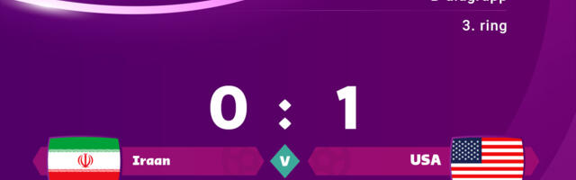USA sai Iraani vastu napi 1 : 0 võidu ja kindlustas edasipääsu