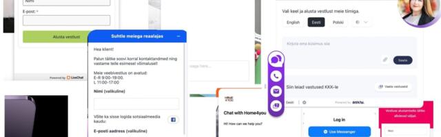 E-kaubanduses kliendid eelistavad suhtluskanalina chat'i