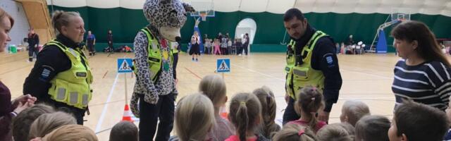 Haabersti lasteaialapsed osalevad ohutusalasel teabepäeval