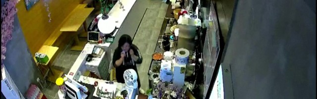 Reporter: Hirmust kaame teenindaja hüppas metssiga nähes üle leti