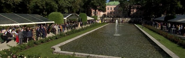 Reporter: Eesti auks korraldas president Kersti Kaljulaid presidendi kantselei roosiaias vastuvõtu