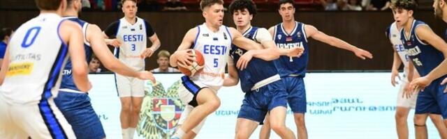 Eesti U-20 korvpallurid said EM-il kolmanda kaotuse