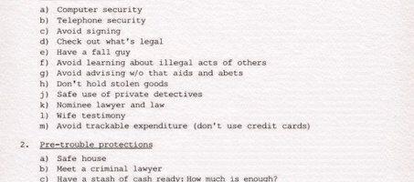 Uued dokumendid: strateegia „Mis siis, kui ma vahele jään?” – üksikasjalik hädaolukorra plaan