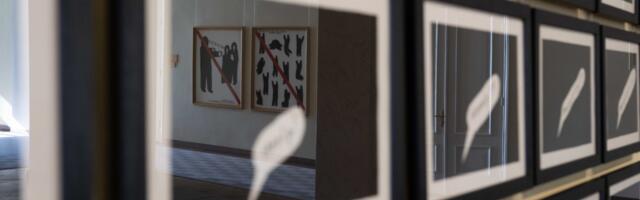 KÜMME KÄSKU I Riigikogu kunstisaalis on Marko Mäetamme näitus „Kümme käsku“