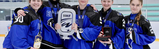 MM-iks valmistuv Eesti hokinaiskond sai kontrollkohtumises võidu