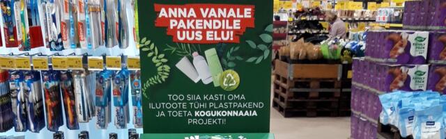 Rimi, Neular ja Garnier meisterdavad vanadest kosmeetikatoodete pakenditest lille- ja peenrakaste