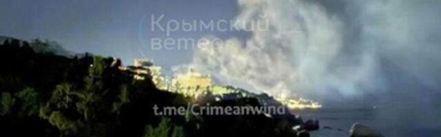 Krimmis ründasid droonid Forosi sanatooriumi. Restoran oli parajasti reserveeritud