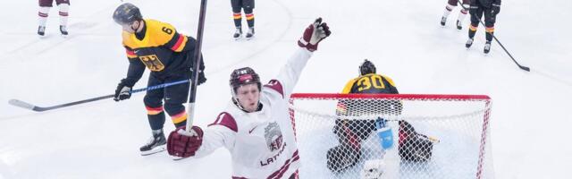 Läti jäähokikoondis avas olümpial võiduarve
