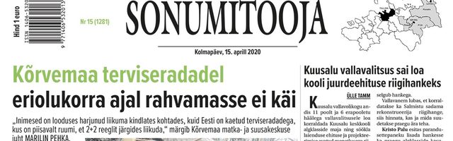 Sõnumitoojas 15. aprillil